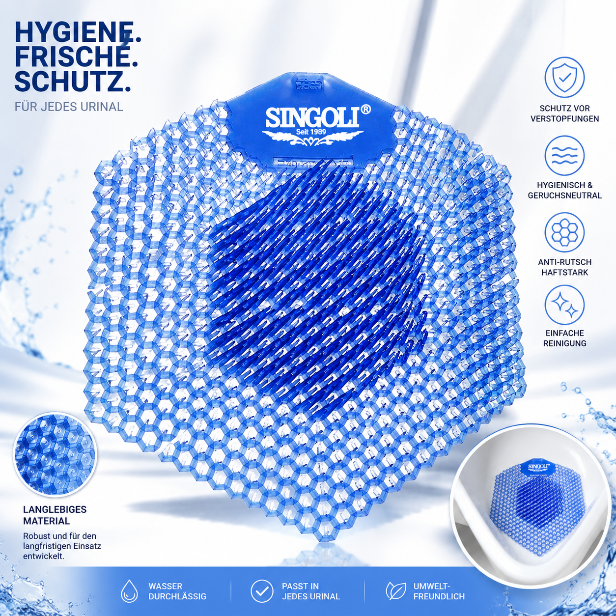 Sinco ToiDisk ColorWave – Blue Harmony – Bild 3
